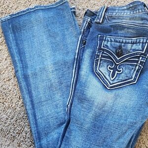 Rock Revival Light Blue Boot Cut Jeans